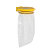 Support sac poubelle mural Rossignol Collectrap Essentiel jaune colza avec couvercle 110 L - 1