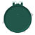 Support sac poubelle mural Rossignol vert avec couvercle 110 L - 2