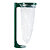 Support sac poubelle sur pied Rossignol Collecmur Essentiel vert avec couvercle 110 L - 4