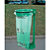 Support sac poubelle sur pied Rossignol Ecollecto vert sans couvercle 110 L - 1