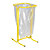 Support sac poubelle sur pieds Rossignol Tubag jaune colza sans couvercle 110 L - 1