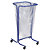 Support sac poubelle à roulettes Rossignol Tubag bleu outremer  sans couvercle 110 L - 1