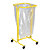 Support sac poubelle à roulettes Rossignol Tubag jaune colza sans couvercle 110 L - 1