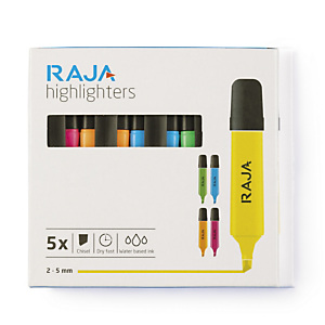 Surligneur fluo Assortiment Raja Surligneur fluo Assortiment Raja