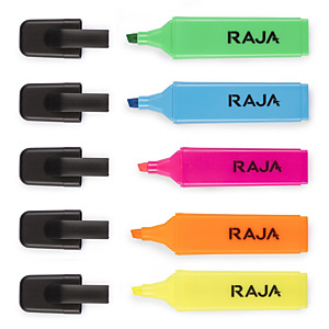 Surligneur fluo Raja Surligneur fluo Raja