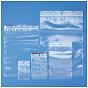 lección fumar Legado Surtido de 500 bolsas de plástico con cierre zip 100 micras | RAJA®