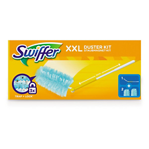 Swiffer Staubmagnet Set Teleskopstab und Staubwedel