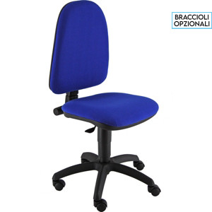 Swing, Sedia operativa, Tessuto, Blu Swing, Sedia operativa, Tessuto, Blu