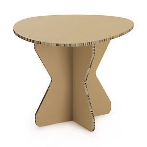 Table basse en carton alvéolaire Table basse en carton alvéolaire
