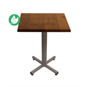 Table Coffee carrée L.70 x P.70 x H.75 cm - Plateau Colorado – Pied central Aluminium Table Coffee carrée L.70 x P.70 x H.75 cm - Plateau Colorado – Pied central Aluminium