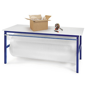Table d'emballage avec dérouleur bulle intégré Table d'emballage avec dérouleur bulle intégré