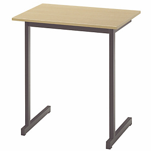 Table de formation classique 1 place - Hêtre/Noir Table de formation classique 1 place - Hêtre/Noir