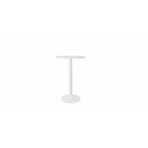 Table mange-debout plateau rond - gamme ARCHE - diamètre 70 cm - hauteur 106 cm - plateau Blanc - pi