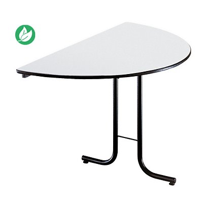 Table pliante modulaire 1/2 Rond Ø 140 cm - Gris