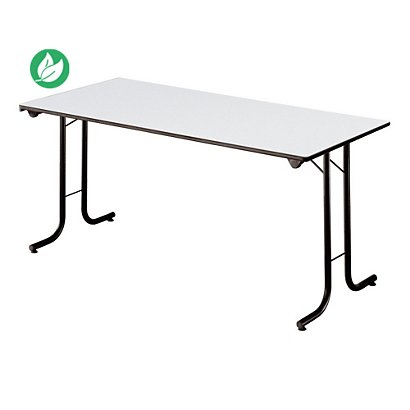 Table pliante modulaire Rectangle L. 160 x P. 70 cm - Gris - 1