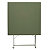 Table pliante métal Sicile carrée 70 cm Usage extérieur - Vert Kaki - 3