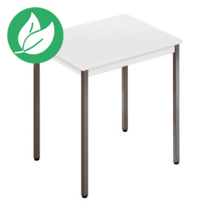 Table polyvalente 70x60cm gris/gris