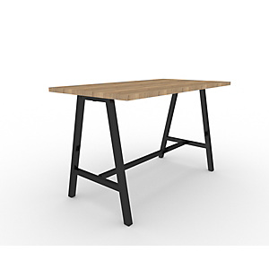 Table de réunion coworking Cohésion L.180 x l.90 cm - Chêne Nebraska