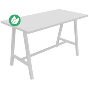 Table de réunion coworking Cohésion H.107 x L.180 x P.90 cm - Plateau Blanc - Pieds Blanc Table de réunion coworking Cohésion H.107 x L.180 x P.90 cm - Plateau Blanc - Pieds Blanc