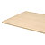 Table de réunion modulable rectangle - L.120 x P.60 cm - Plateau Erable - Pieds Aluminium - 4