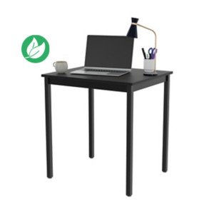 Table de réunion modulable rectangle - L.70 x P.60 cm - Plateau Noir - Pieds Noir Table de réunion modulable rectangle - L.70 x P.60 cm - Plateau Noir - Pieds Noir
