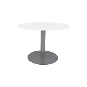TABLE RONDE 100 cm BLANC PIEDS TULIPE ALU TABLE RONDE 100 cm BLANC PIEDS TULIPE ALU