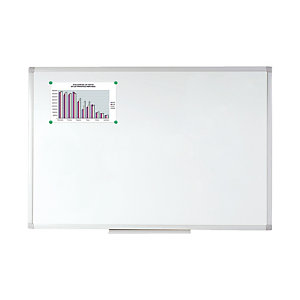 Tableau blanc laqué magnétique effaçable Raja, 150 x 100 cm