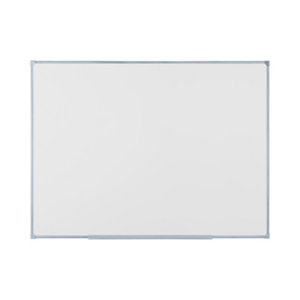 Tableau blanc laqué Slim - Surface magnétique - Cadre Aluminium - L.120 x H.90 cm