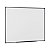 Tableau blanc laqué Slim - Surface magnétique - Cadre Aluminium noir - L.120 x H.90 cm - 4