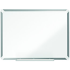 Tableau blanc émaillé Meeting - Surface magnétique - Cadre Aluminium - H.45 x L.60 cm