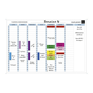 Tableau planning magnétique EXACOMPTA Tableau planning magnétique EXACOMPTA