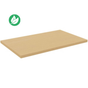 Tablette mélaminée pour armoire NF Environnement L.80 cm - Hêtre Tablette mélaminée pour armoire NF Environnement L.80 cm - Hêtre