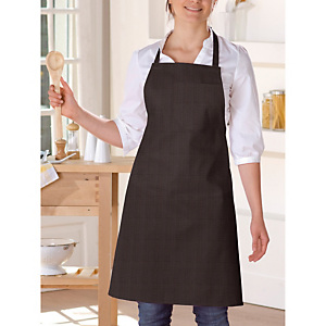 Tablier de service valet noir anti-tâches Tablier de service valet noir anti-tâches