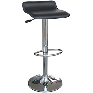Tabouret haut de bar Dan hauteur ajustable - Noir - Lot de 2 Tabouret haut de bar Dan hauteur ajustable - Noir - Lot de 2