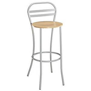 Tabouret haut restauration DESIGN Bois Hêtre / Aluminium Tabouret haut restauration DESIGN Bois Hêtre / Aluminium