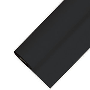 Tafelkleed op rol in non-woven zwart 1,20 x 25 m