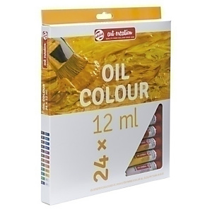 TALENS ART CREATION Pintura al óleo, set de iniciación, 12 ml, tubo, estuche de 24, colores surtidos TALENS ART CREATION Pintura al óleo, set de iniciación, 12 ml, tubo, estuche de 24, colores surtidos