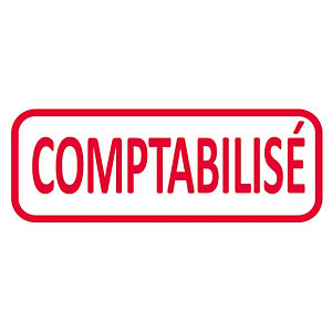 Tampon encreur Trodat Xprint 4912 formule commercial «COMPTABILISE»