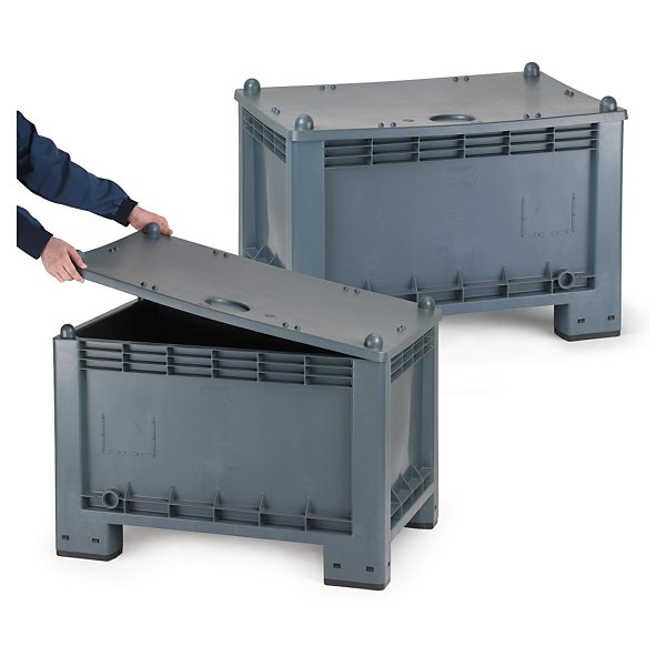 Tapa para contenedor-palet de plástico apilable - 2