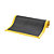 Tapis anti-fatigue Cushion Flex noir/jaune résistant à l’huile 91 x 210 cm - 1