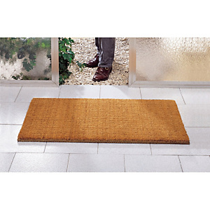 Tapis brosse coco extra tissé 60 x 120 cm épaisseur 25 mm coloris naturel Tapis brosse coco extra tissé 60 x 120 cm épaisseur 25 mm coloris naturel