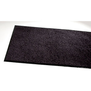 Tapis d'entrée absorbant Wash & Clean noir 1,20 x 1,80 m