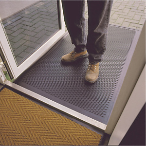 Tapis d'entrée grattant à lamelles 0,90 x 1,50 m Tapis d'entrée grattant à lamelles 0,90 x 1,50 m