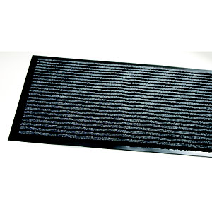 Tapis grattant absorbant à bandes gris 60 x 90 cm