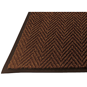 Tapis grattant absorbant chevron marron 90 x 150 cm Tapis grattant absorbant chevron marron 90 x 150 cm