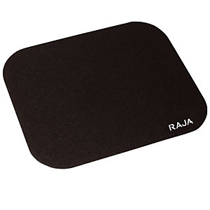 Tapis de souris Premium Raja, coloris noir