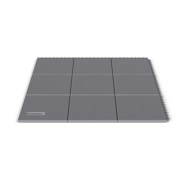 Tappeto antifatica componibile grigio Cushion Ease Solid Nitrile 91 x 91 cm - 1
