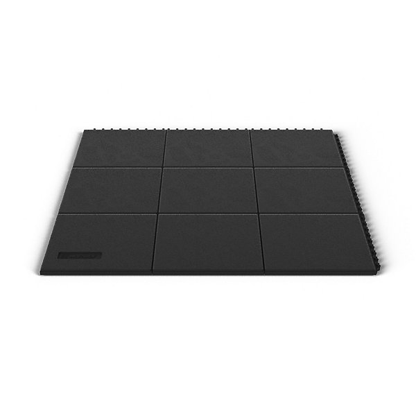 Tappeto antifatica componibile nero Cushion Ease Solid Nitrile Gsii Fr ignifugo antiscivolo 91 x 91 cm - 5