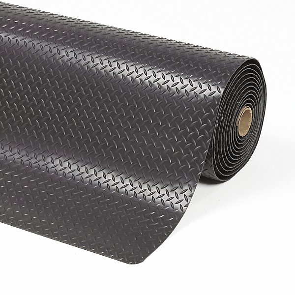 Tappeto antifatica industriale per uso intensivo nero/giallo Cushion Trax 2280 x 122 cm - 3