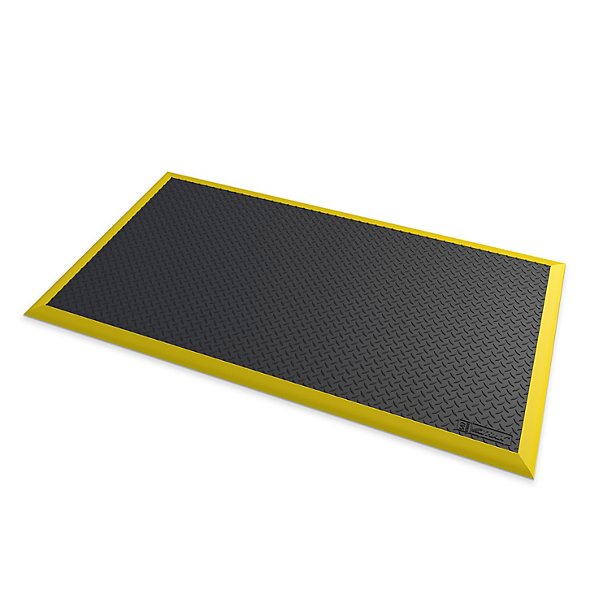Tappeto antifatica nero con 4 bordi neri Diamond Flex ESD 102 x 163 cm - 3